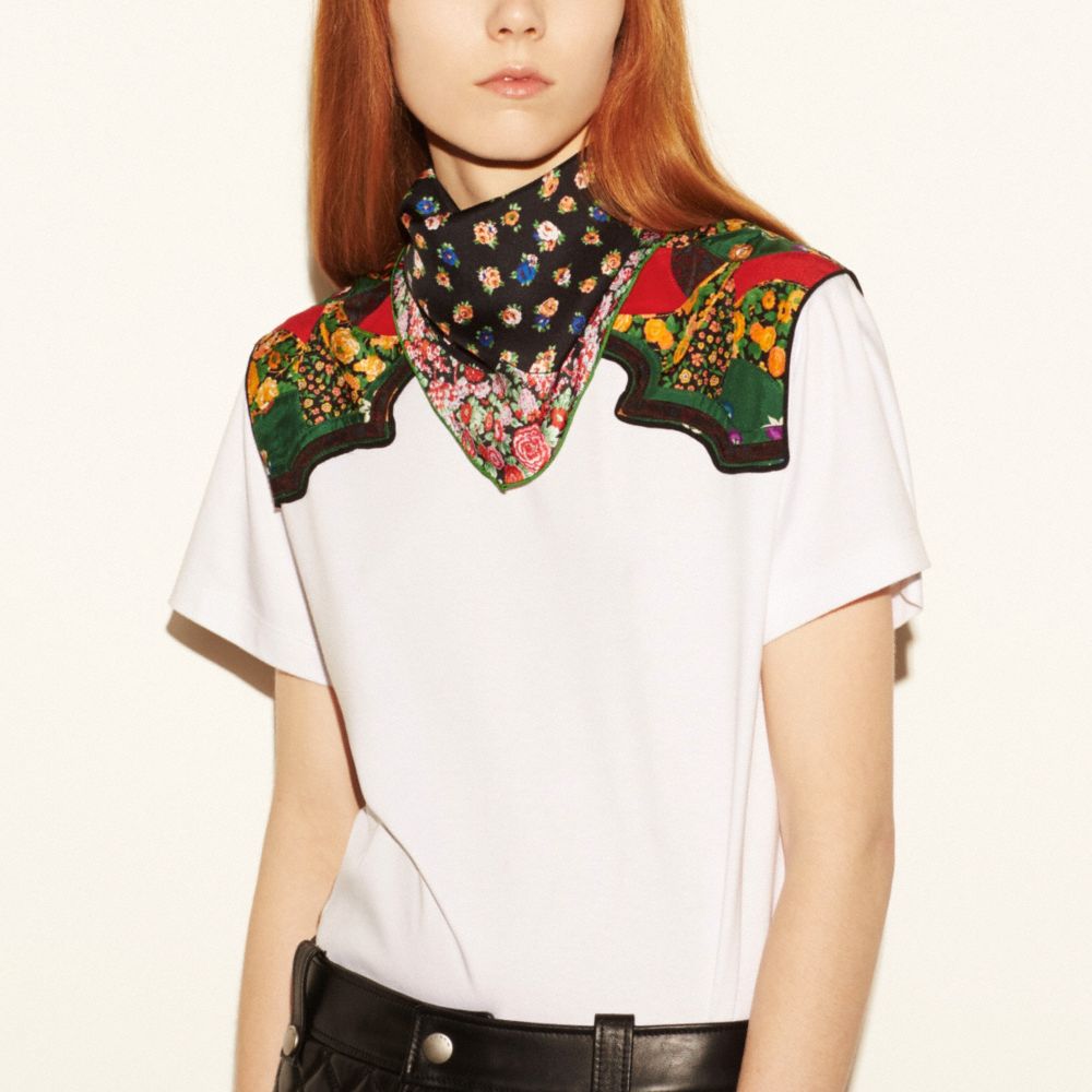 Wild Meadow Silk Twill Diamond Scarf