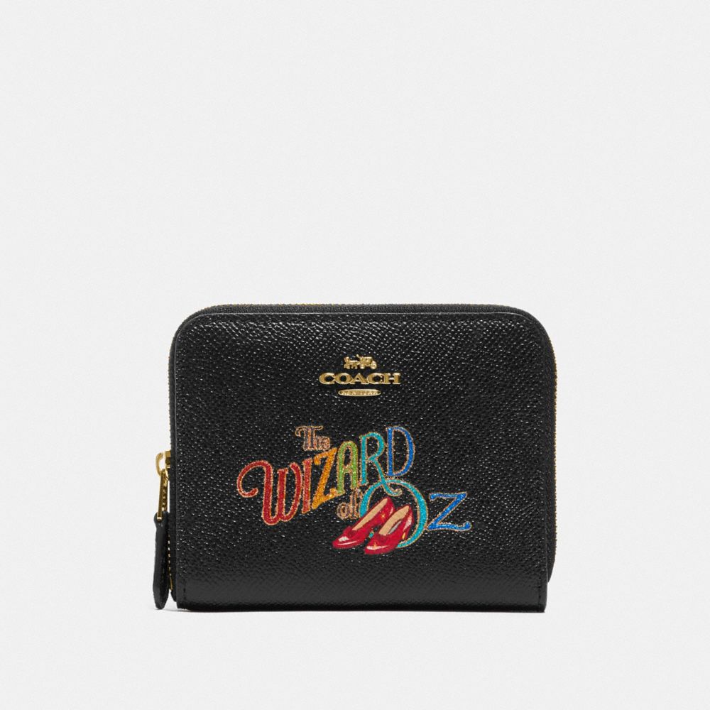 COACH®,Wizard Of Oz Boxed Small Zip Around Wallet With Motif,,Front View