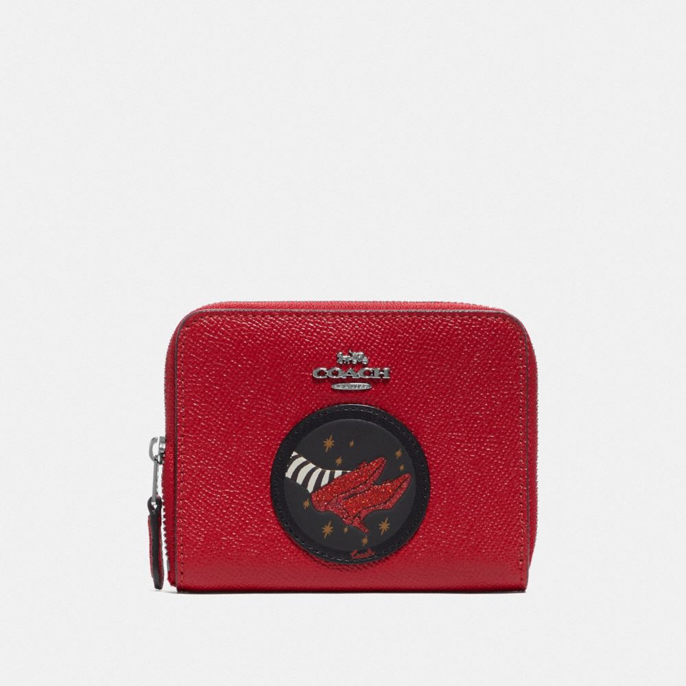 COACH®,Wizard Of Oz Boxed Small Zip Around Wallet With Motif,,Front View