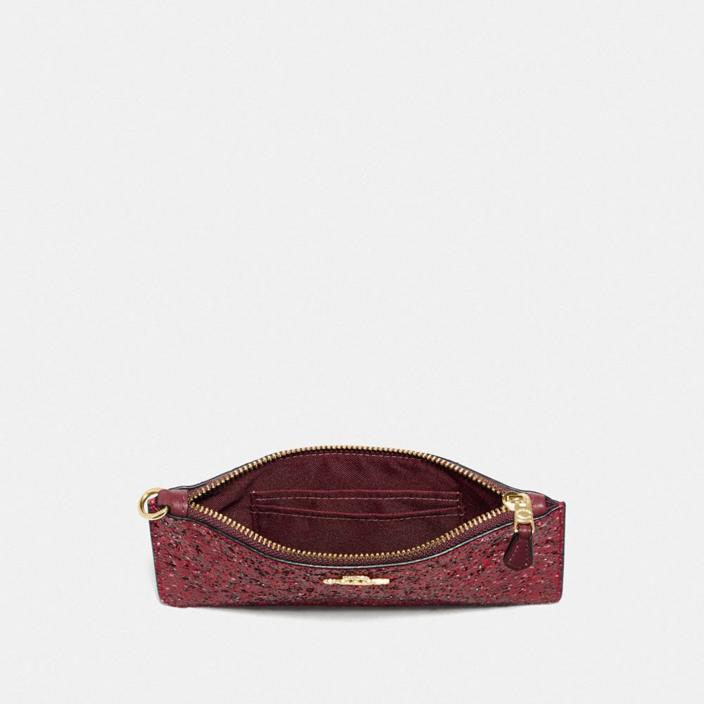 COACH®,Boxed Small Wristlet,,Inside View,Top View