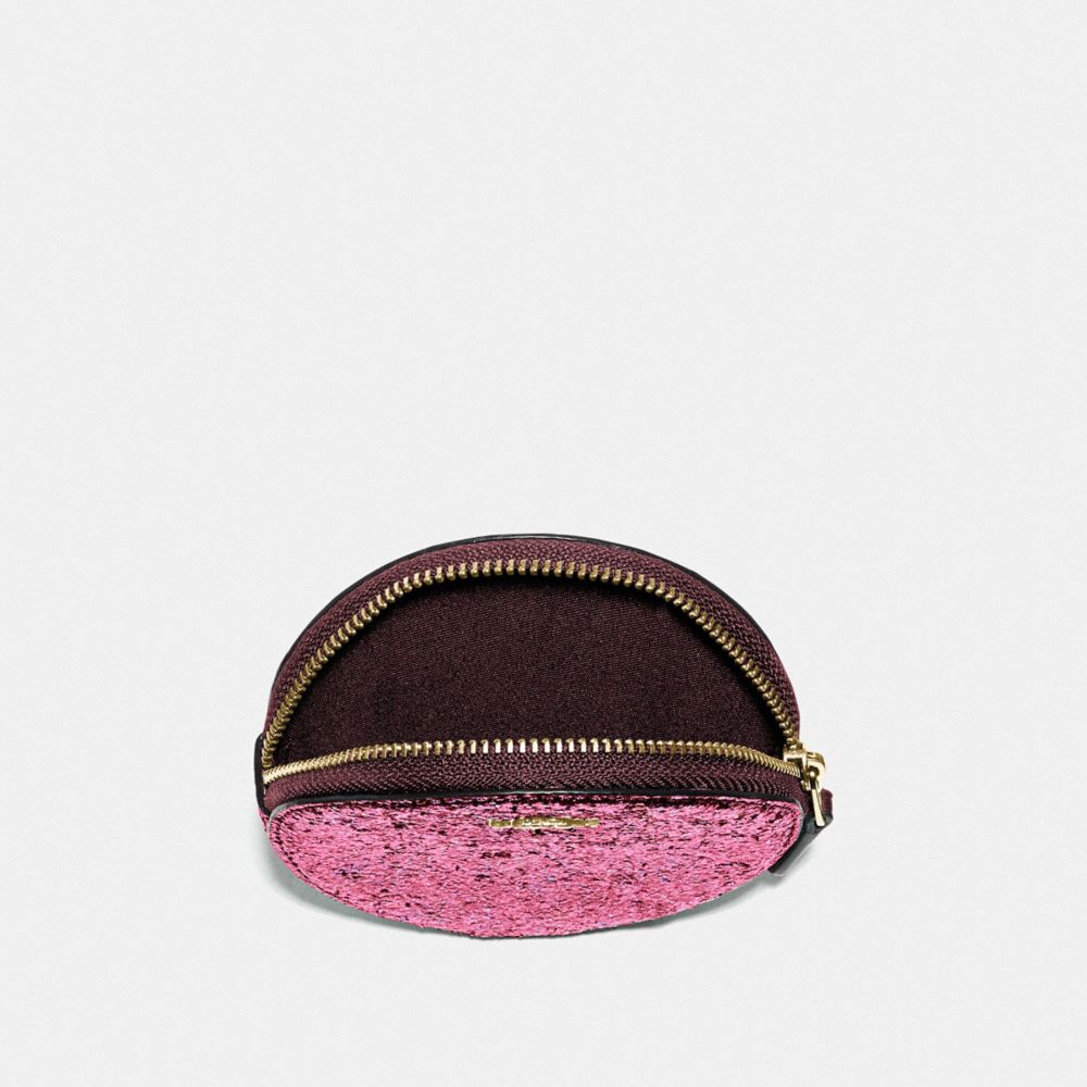 Coach round coin outlet case