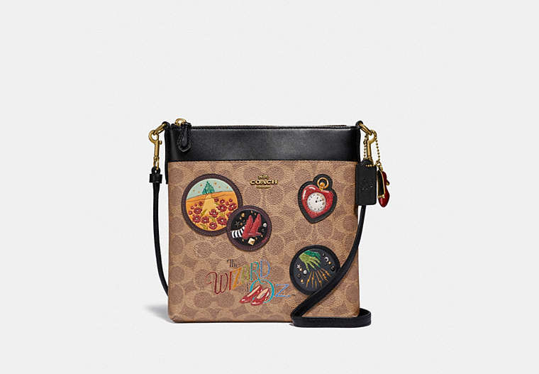 Wizard Of Oz Kitt Messenger Crossbody In Signature Canvas With Patches