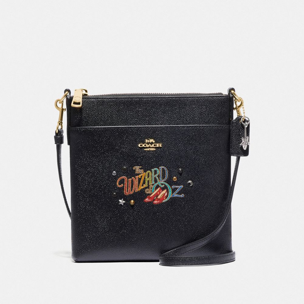 COACH®,Wizard Of Oz Kitt Messenger Crossbody Bag With Motif,,Front View