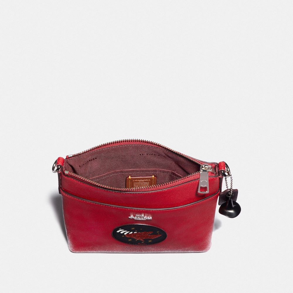 COACH®,Wizard Of Oz Kitt Messenger Crossbody Bag With Motif,,Inside View,Top View