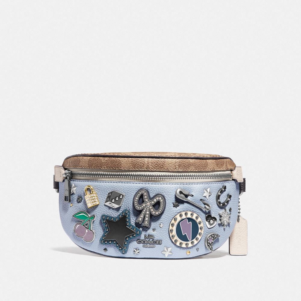 Belt Bag With Signature Canvas Detail And Souvenir Pins | COACH®