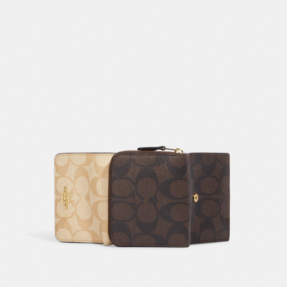 COACH SMALL TRIFOLD WALLET IN SIGNATURE｜TikTok Search