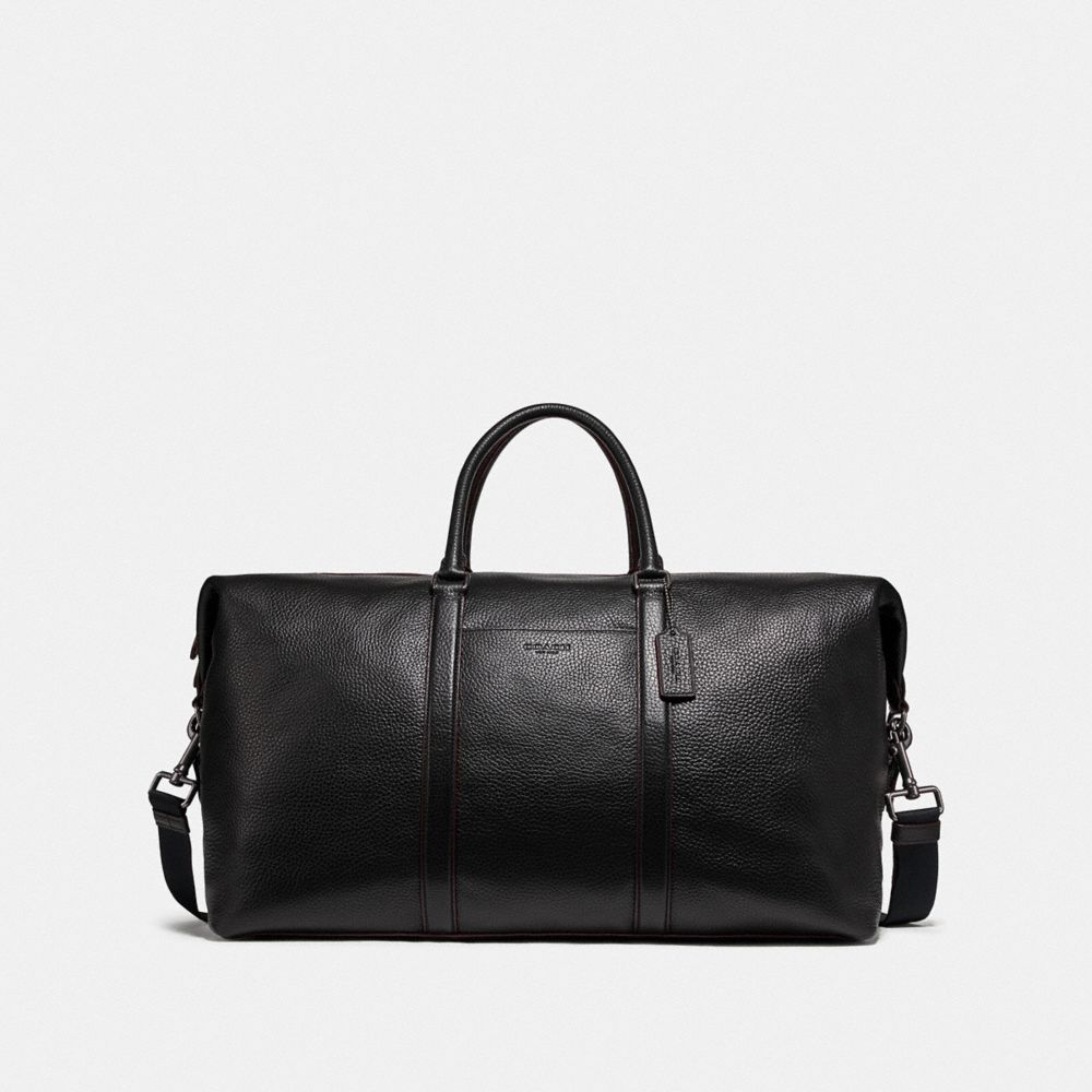 COACH®,TREKKER BAG 52,X-Large,Travel,Gunmetal/Black,Front View