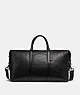 COACH®,TREKKER 52,Pebbled Leather,X-Large,Travel,Gunmetal/Black,Front View