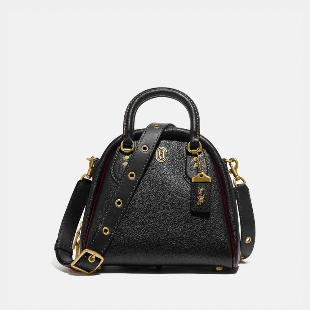 Coach marleigh satchel black new arrivals