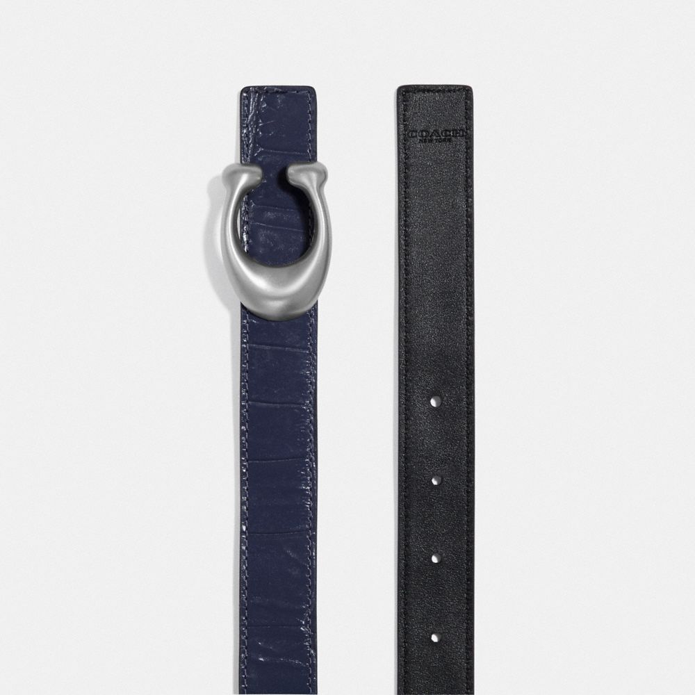 Ceinture réversible avec boucle signature, 25 mm