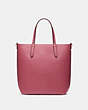 COACH®,CENTRAL SHOPPER TOTE,Leather,Medium,Gold/Dusty Pink,Back View