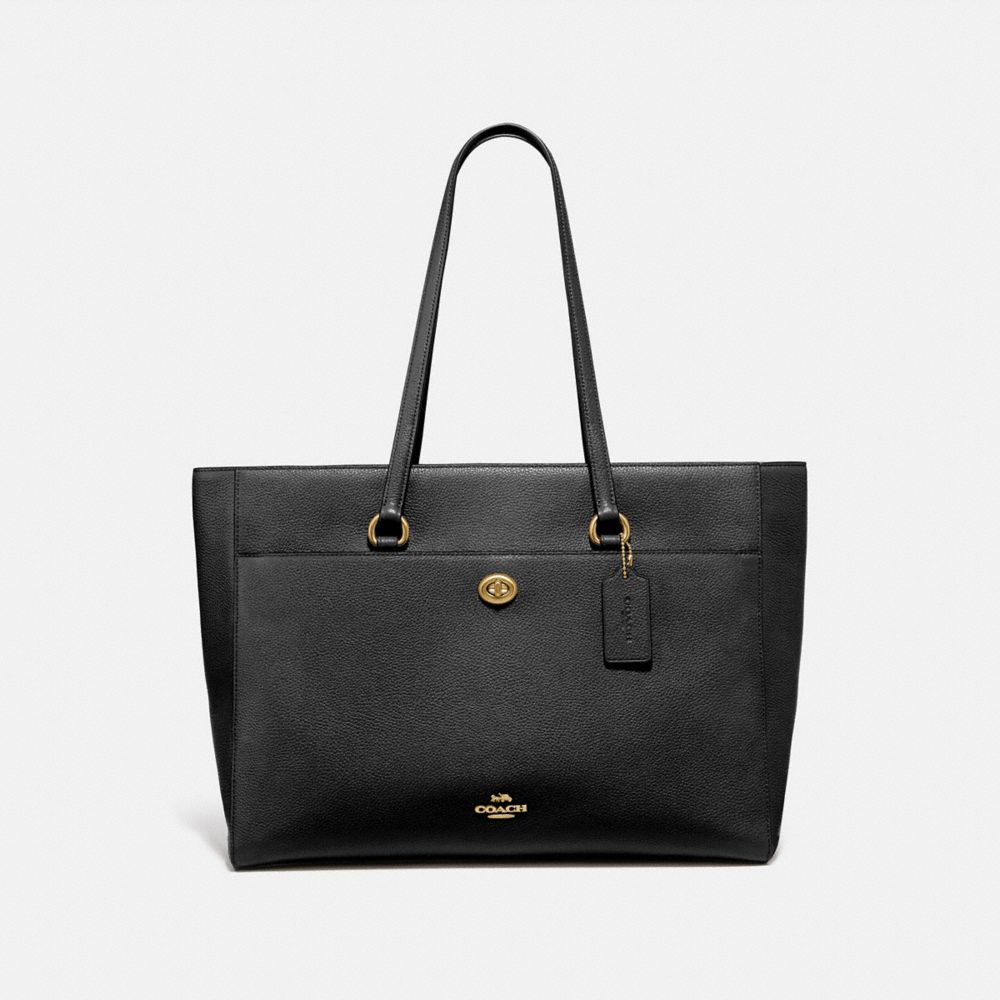 Coach folio 2025 tote black