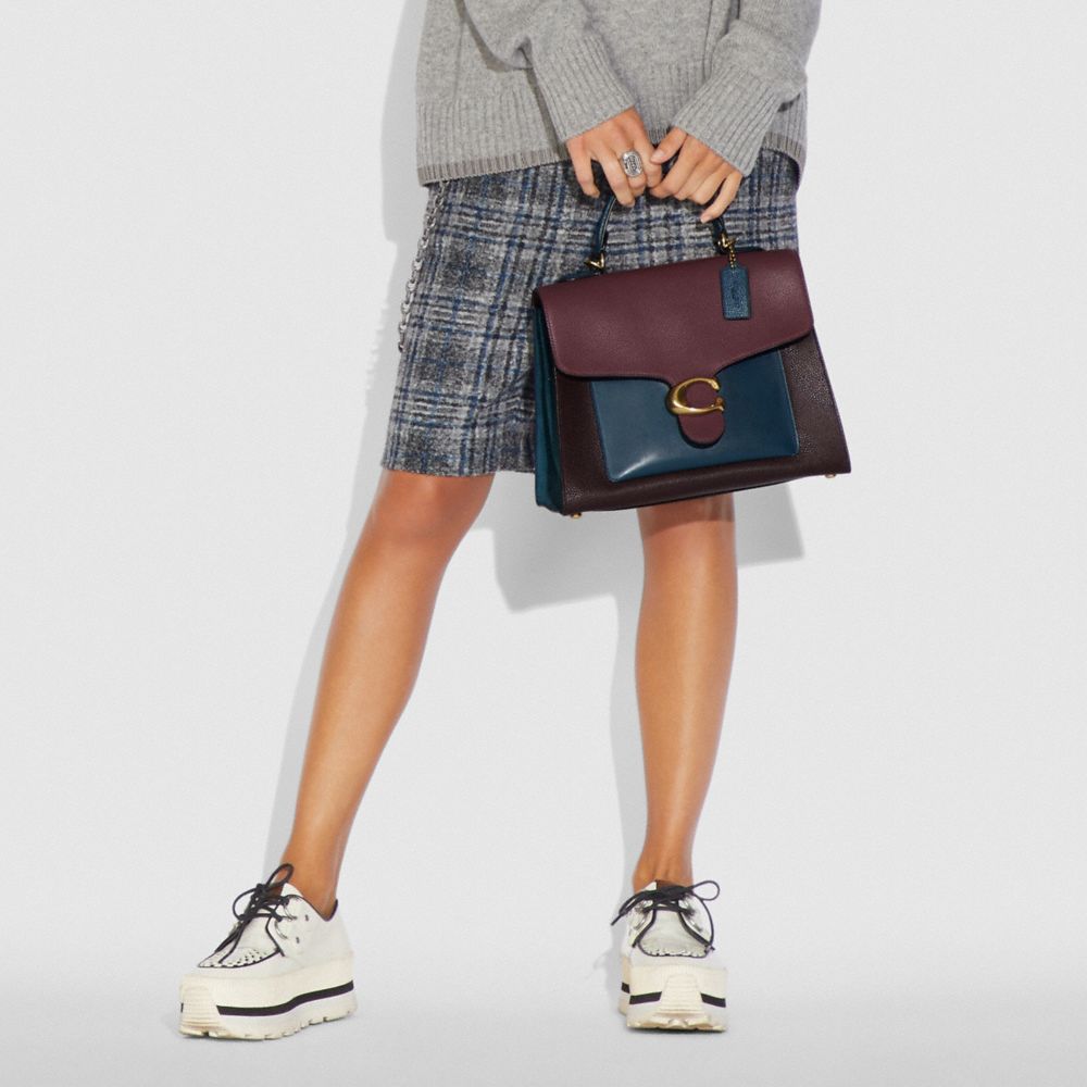 公式】COACH – コーチ | タビー トップ ハンドル カラーブロック