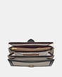 COACH®,RILEY TOP HANDLE 22 IN COLORBLOCK,Glovetan Leather,Small,Brass/Stone Multi,Inside View,Top View