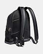 COACH®,ACADEMY BACKPACK WITH COACH PATCH,Leather,X-Large,Light Antique Nickel/Black,Angle View