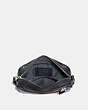 COACH®,ACADEMY CROSSBODY WITH COACH PATCH,Leather,Small,Light Antique Nickel/Black,Inside View,Top View