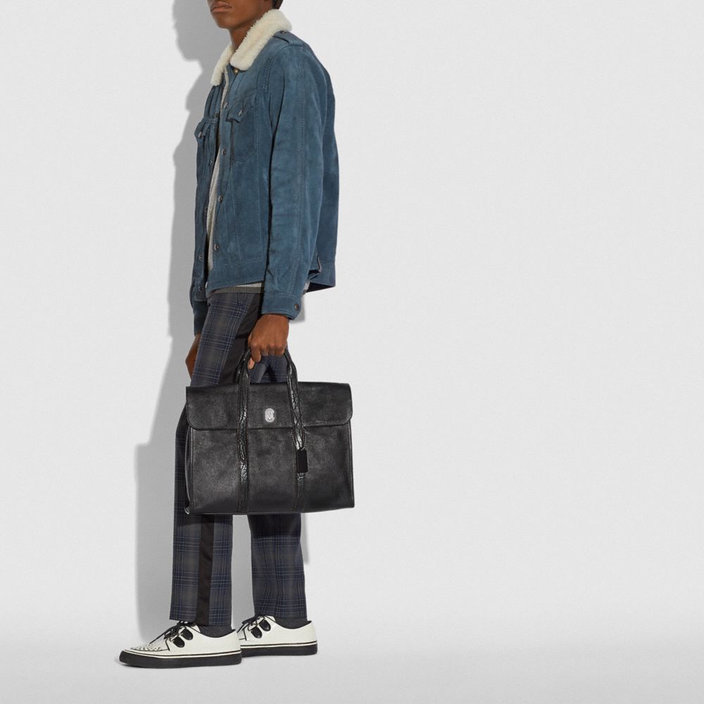 COACH®,Metropolitan Portfolio With Coach Patch,,Detail View