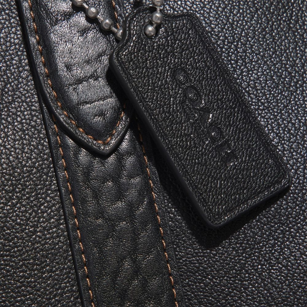 COACH®,Metropolitan Portfolio With Coach Patch,,Closer View