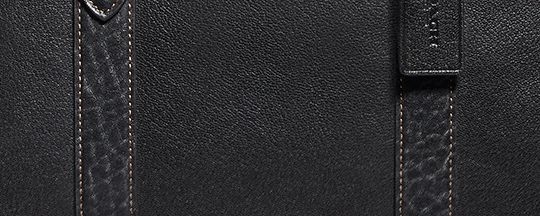COACH®,Metropolitan Portfolio With Coach Patch,