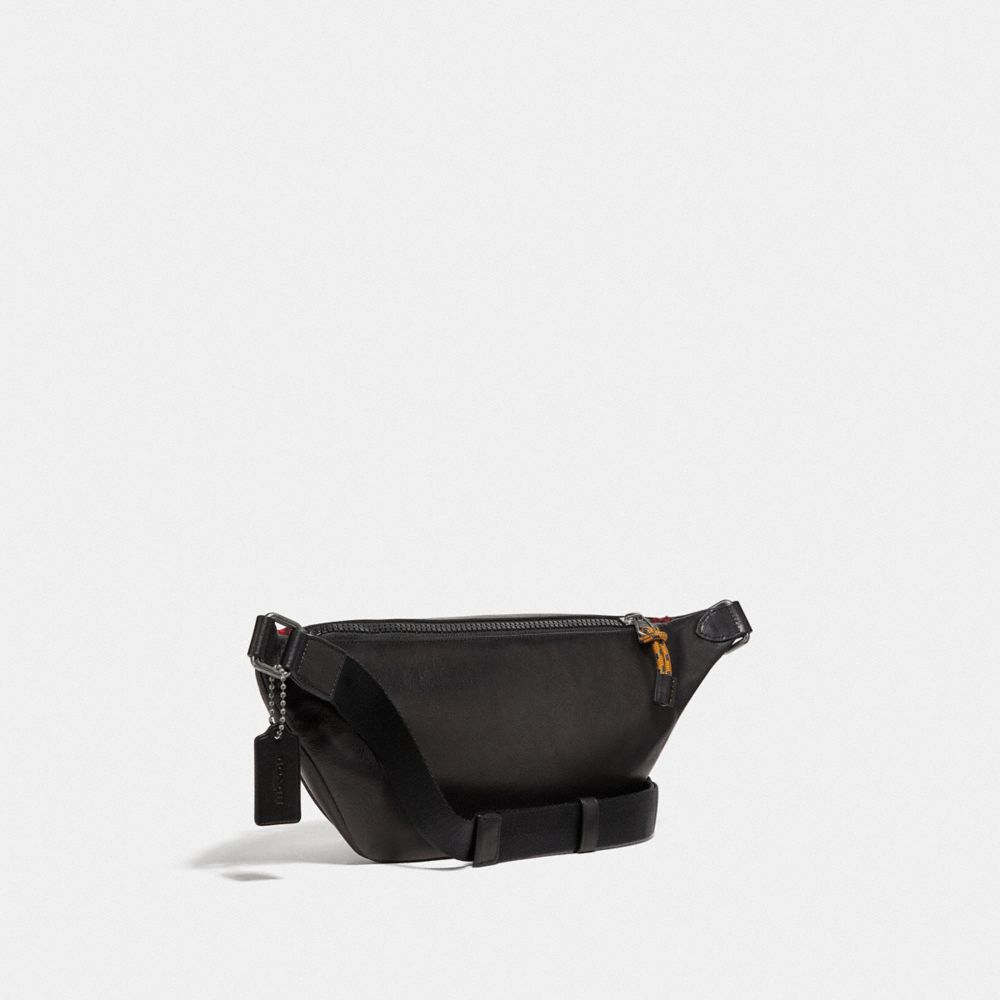 COACH®,Rivington Belt Bag With Coach Patch,,Angle View