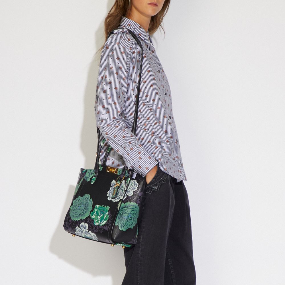 COACH®,Troupe Tote With Kaffe Fassett Print,,Detail View