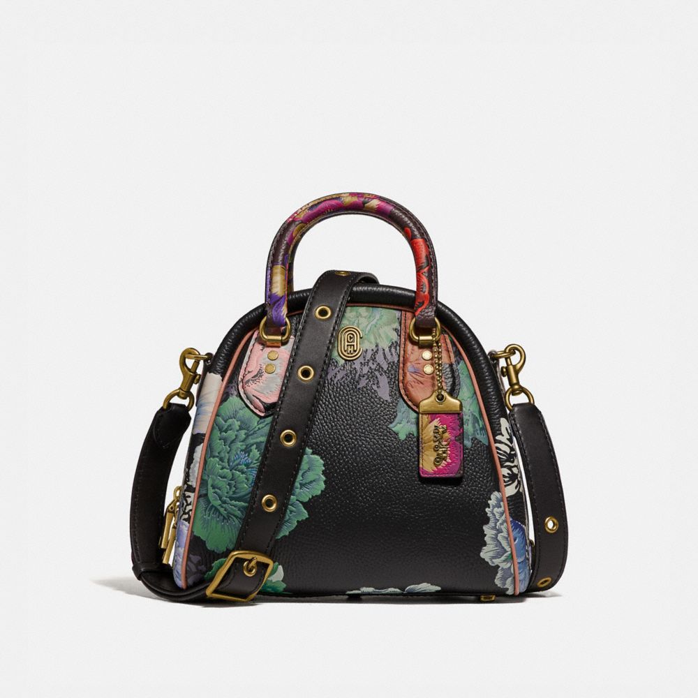 COACH Marleigh Satchel With Kaffe Fassett Print COACH