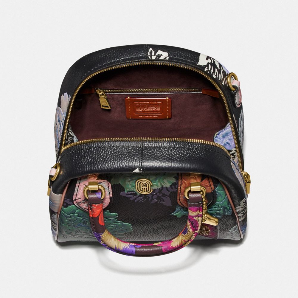 Marleigh Satchel With Kaffe Fassett Print