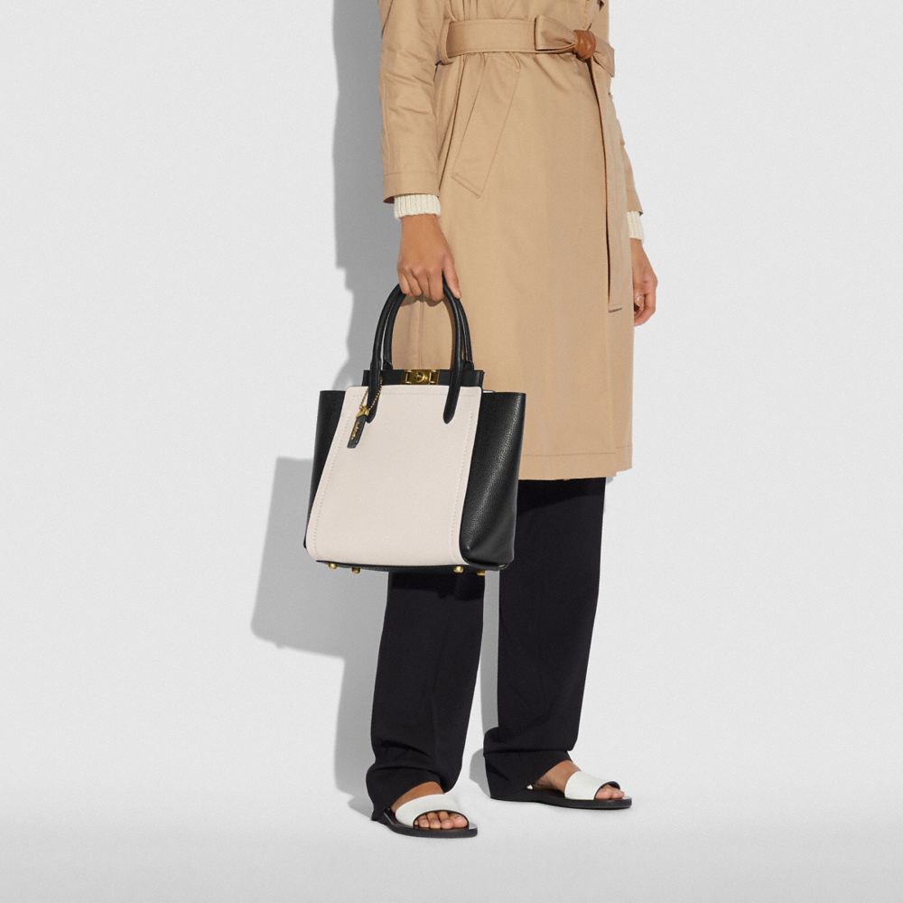 COACH®,Troupe Tote In Colorblock,,Detail View