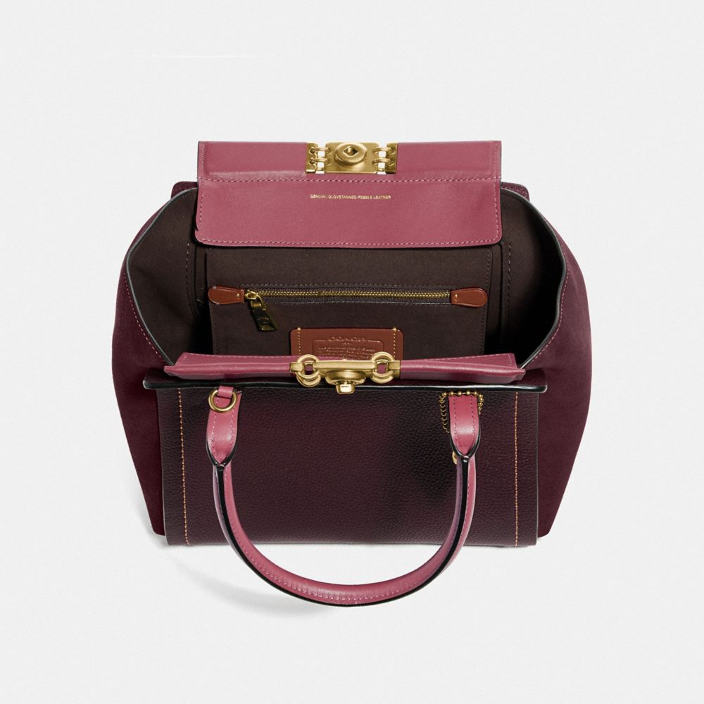 COACH®,Troupe Tote In Colorblock,,Inside View,Top View