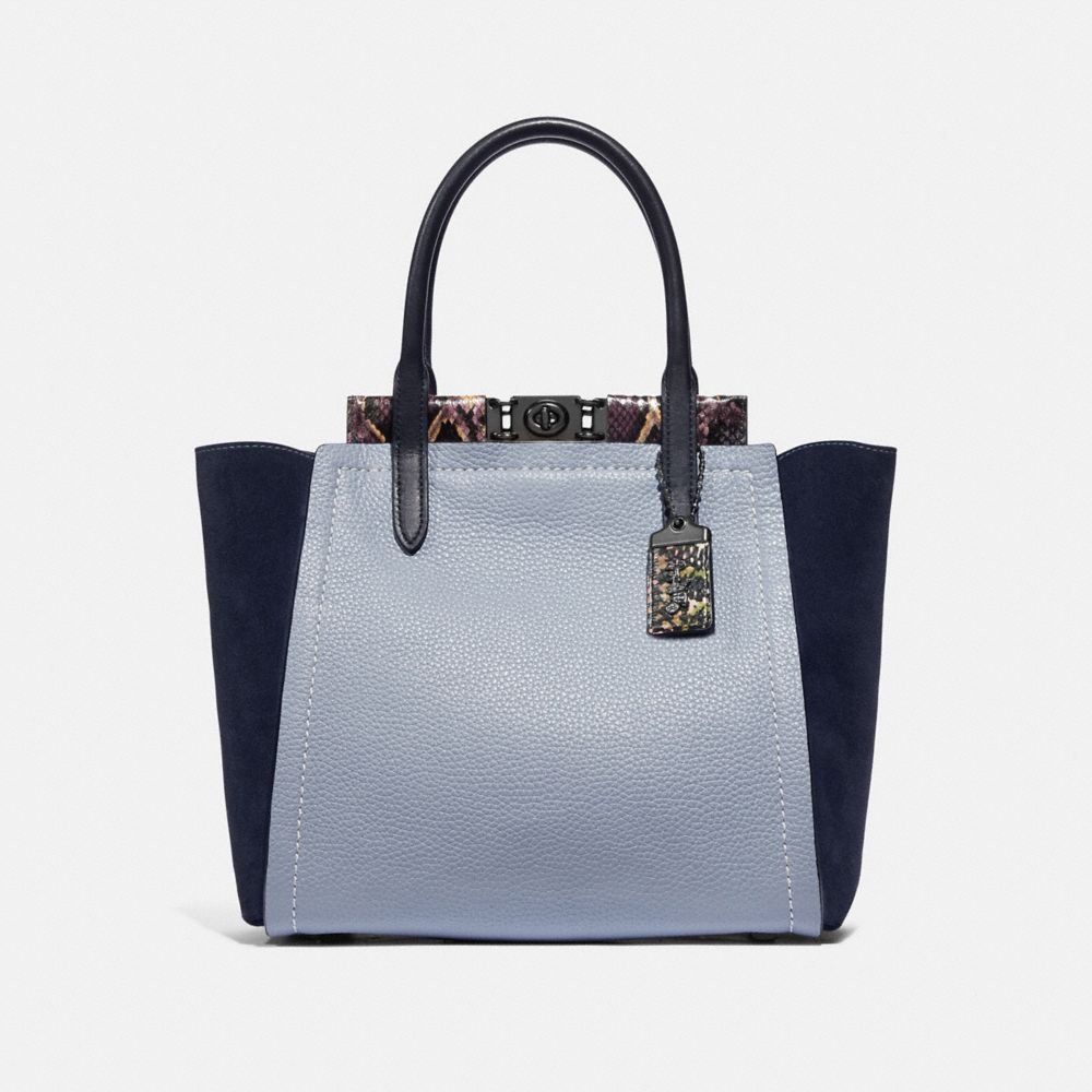 Coach troupe tote in colorblock sale