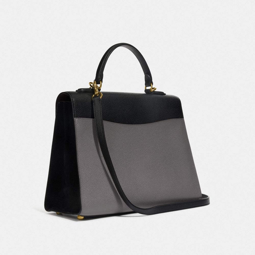 Coach tabby top handle in colorblock new arrivals