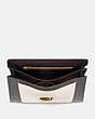COACH®,TABBY TOP HANDLE IN COLORBLOCK,Leather,Large,Brass/Chalk Multi,Inside View,Top View