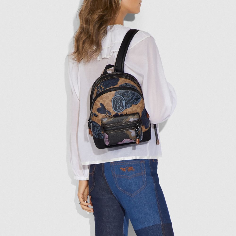 Academy Backpack 23 In Signature Canvas With Kaffe Fassett Print