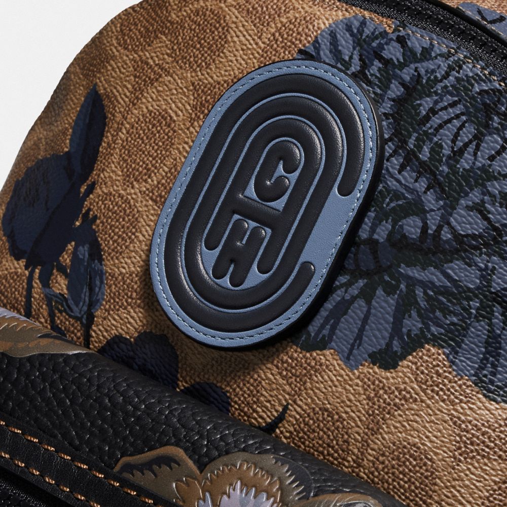Academy Backpack 23 In Signature Canvas With Kaffe Fassett Print