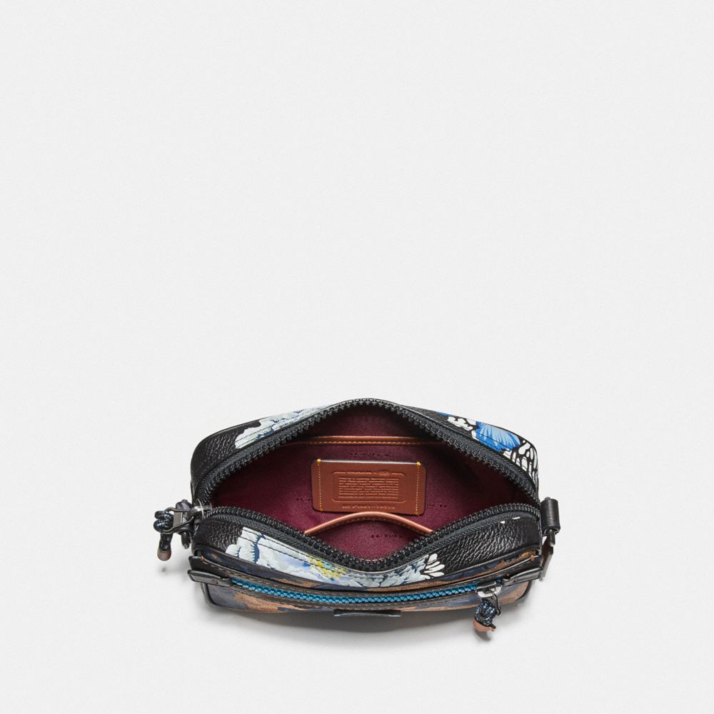 Academy Crossbody In Signature Canvas With Kaffe Fassett Print