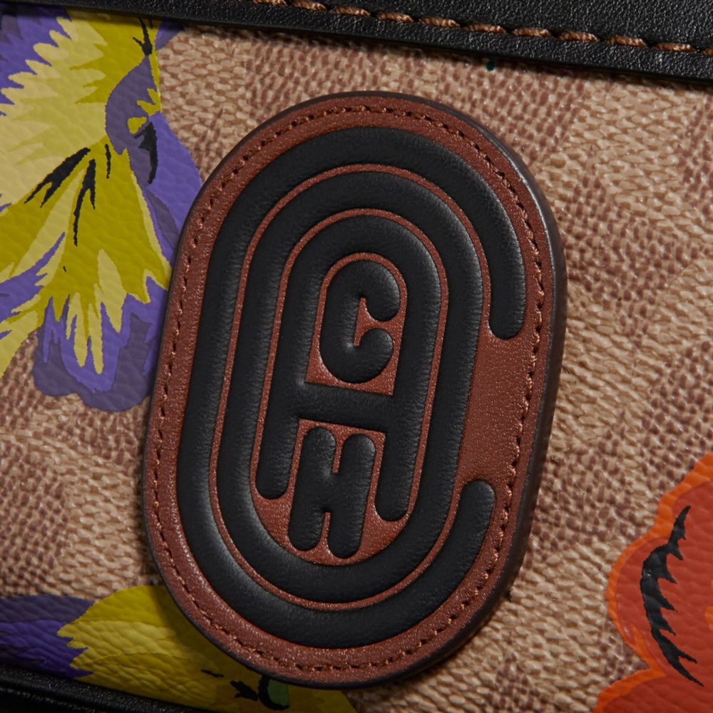 Academy Crossbody In Signature Canvas With Kaffe Fassett Print