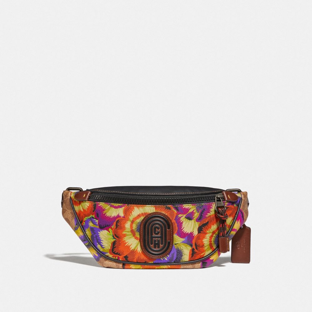 Mini Rivington Belt Bag In Signature Canvas With Kaffe Fassett Print