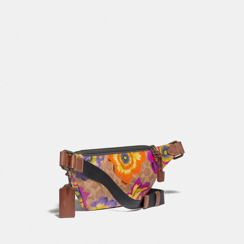 Mini Rivington Belt Bag In Signature Canvas With Kaffe Fassett Print