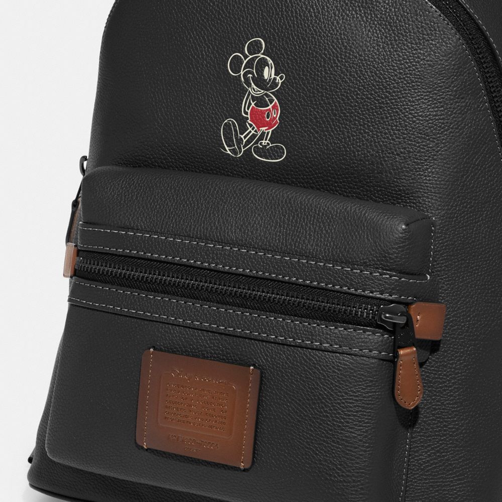 Disney x Coach Leather Mickey Mouse Backpack - Black Backpacks, Handbags -  WDICO20348
