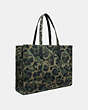 Tote 42 With Camo Print And Kaffe Fassett Coach Patch