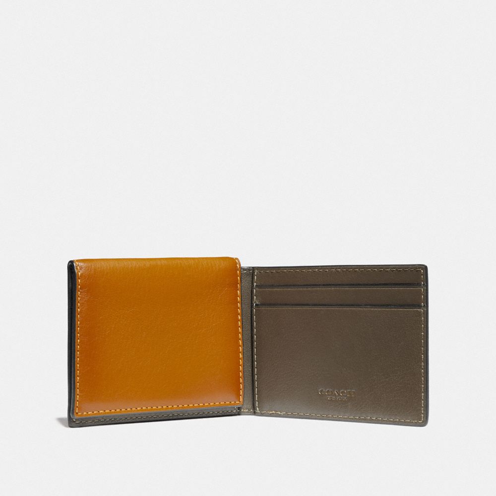 Coach trifold card wallet new arrivals