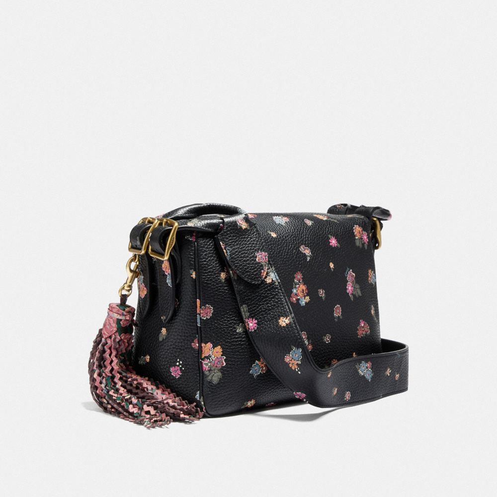 Sac à Bandoulière Coach X Tabitha Simmons à Imprimé Rose Des Prés