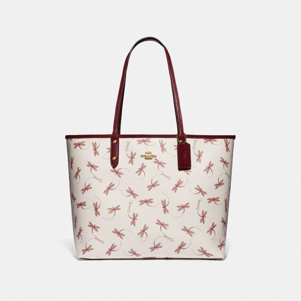 Coach outlet reversible city tote sale