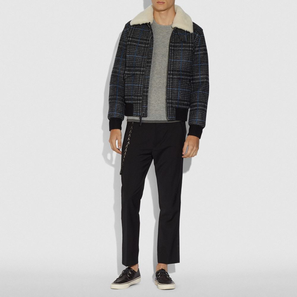 Shearling Bomber Jacket