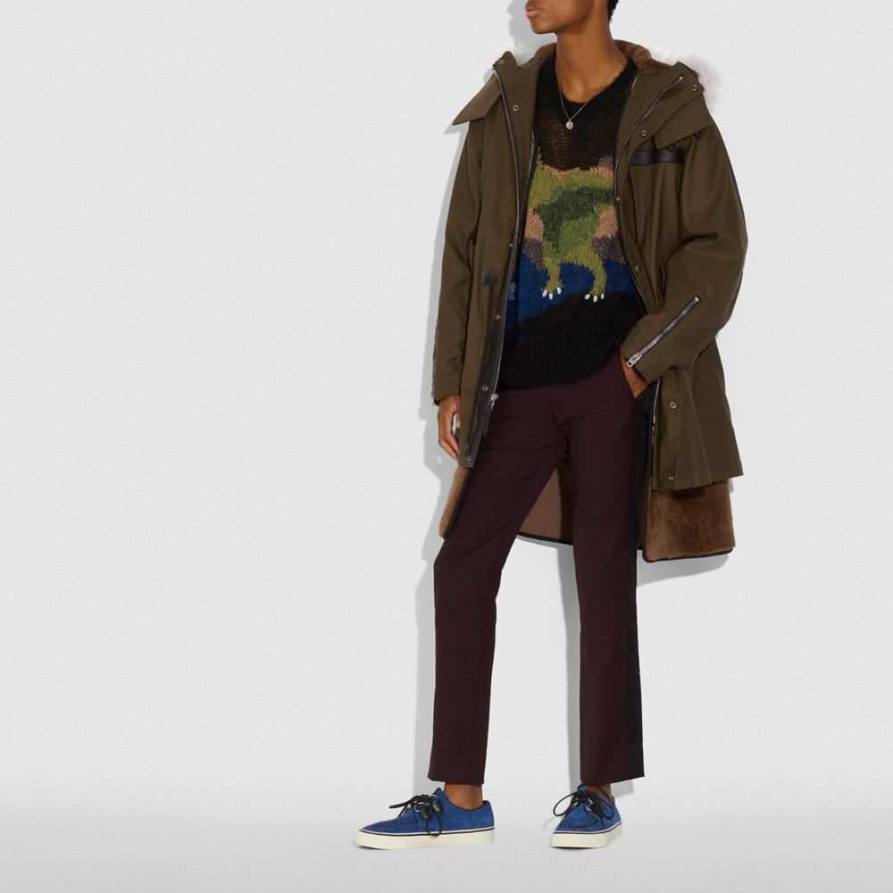 Shearling Convertible Parka