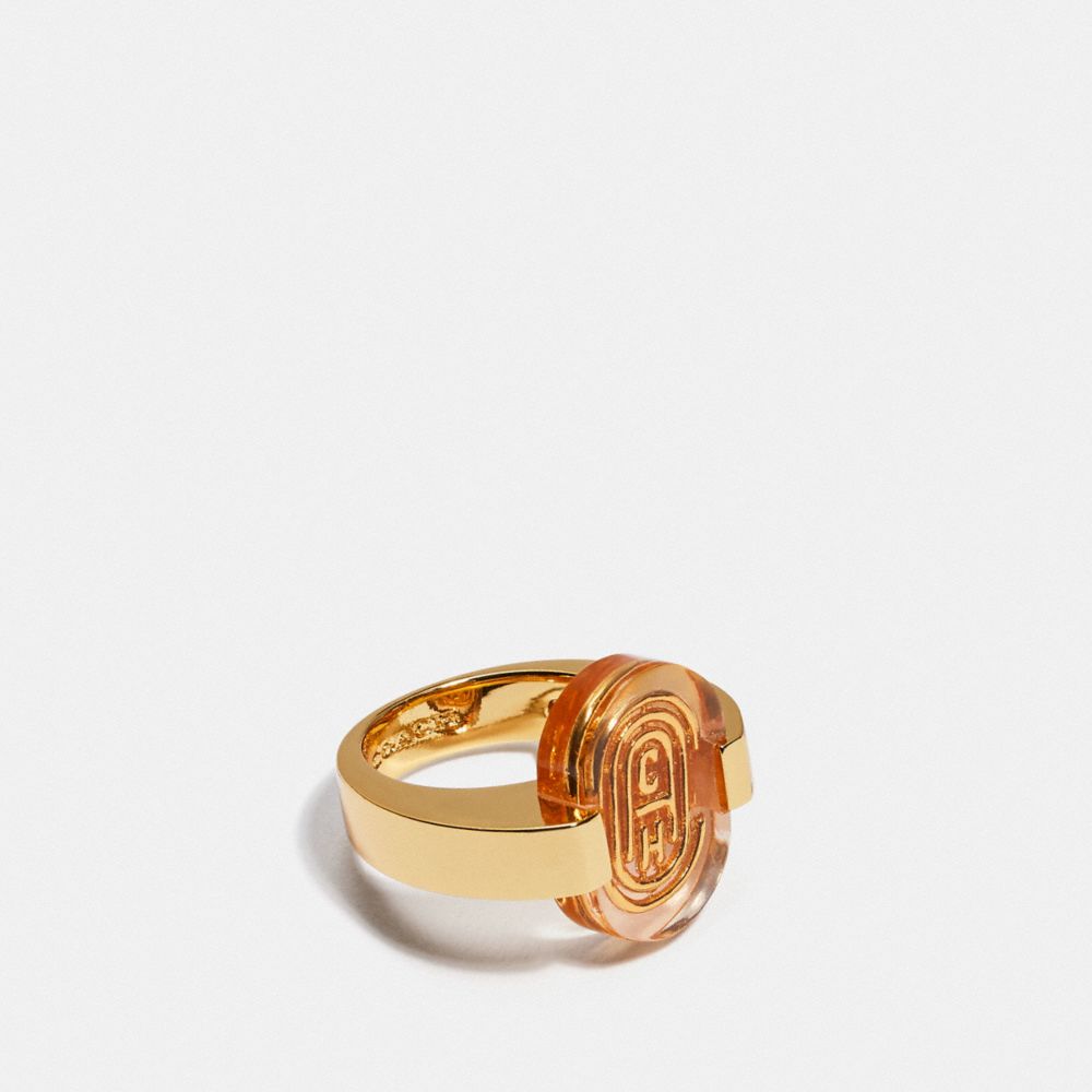 Retro Signature Ring