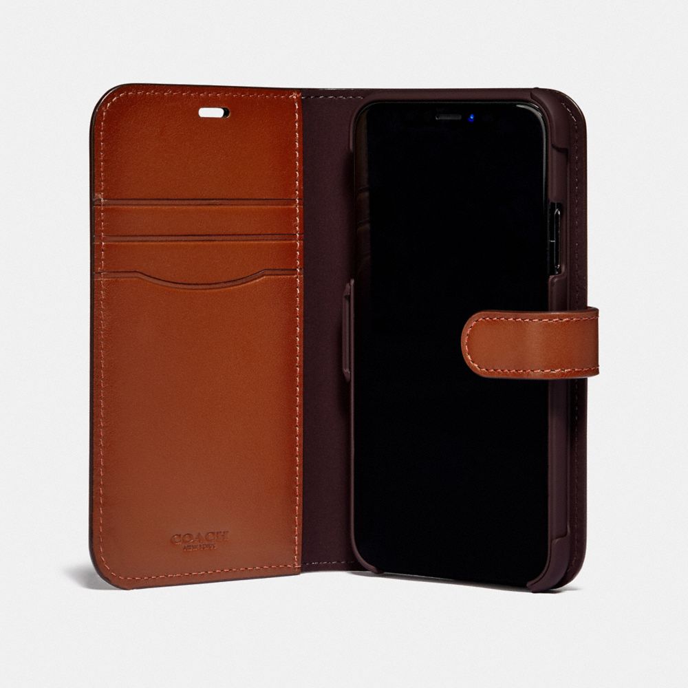Iphone X/Xs Folio In Signature Canvas