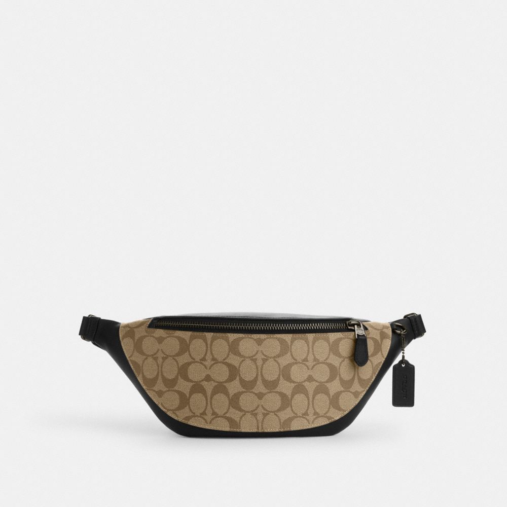 Luxury Brown/Black Checkered Fanny Pack