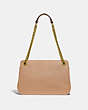 COACH®,BRYANT CONVERTIBLE CARRYALL,Pebbled Leather,Large,Brass/Beechwood,Back View