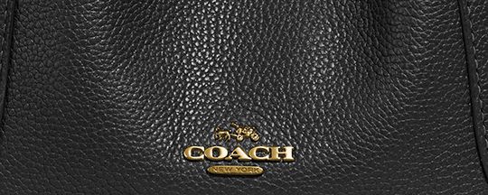 Coach Hadley Polished Pebble Leather Hobo 21 Stone Blue/Gold 78800 Org Pkg